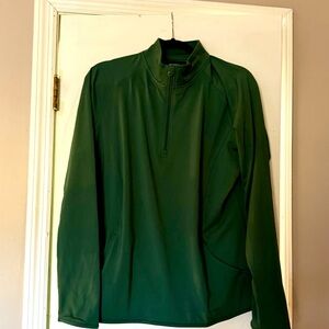 Women’s Green 1/4 Zip Up Technical Jacket! EUC